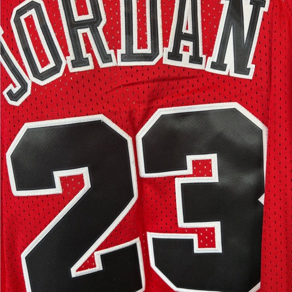 NBA Chicago Bulls Red/Black #23 Basketball Jersey - Picture 5 of 5